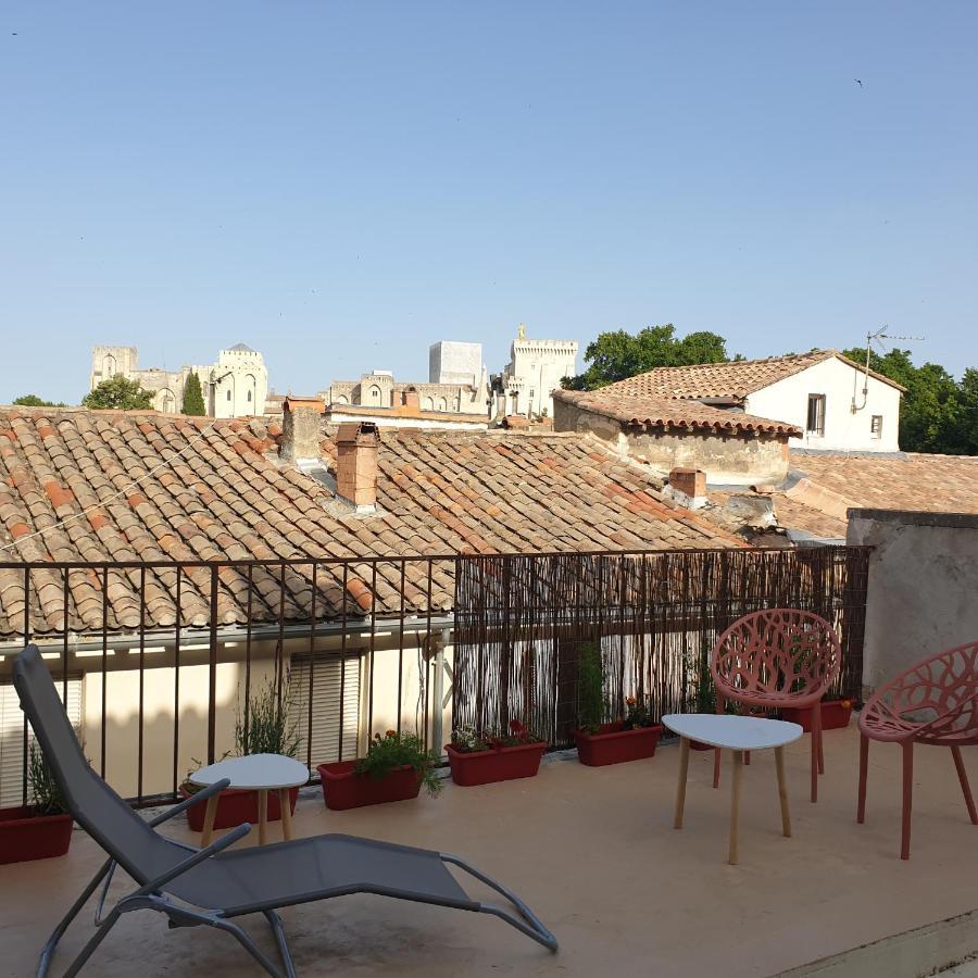 Maison Intra Muros, Terrasses Avec Vue Jaccuzzi Et Garage Avignone Esterno foto